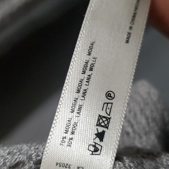 Eloise Gray Crochet Wrap Sweater Cardigan - Picture 6 of 11